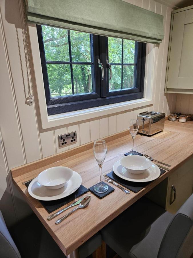Woodland Shepherds Hut - 'Saga' Caernarfon Exterior foto